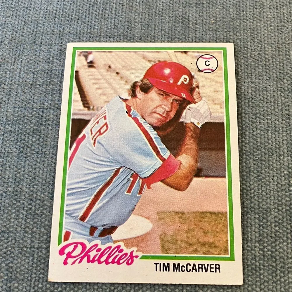 1978 Topps Philadelphia Phillies Baseball Card Trading Card